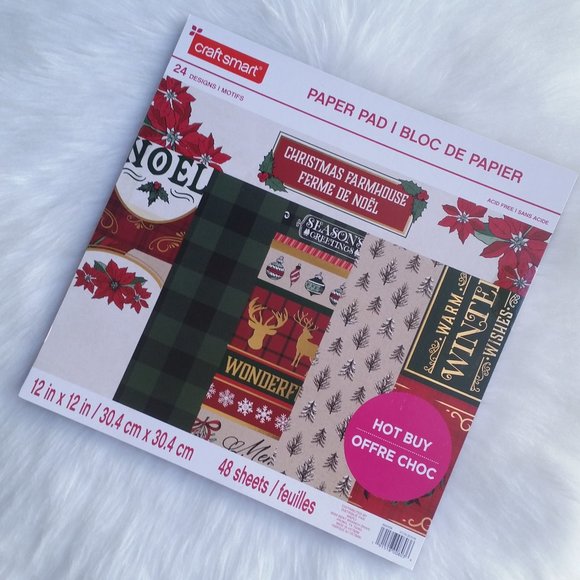 Christmas Farmhouse Paper Pad by Craft Smart - Picture 12 of 12